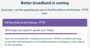 FTTP is coming